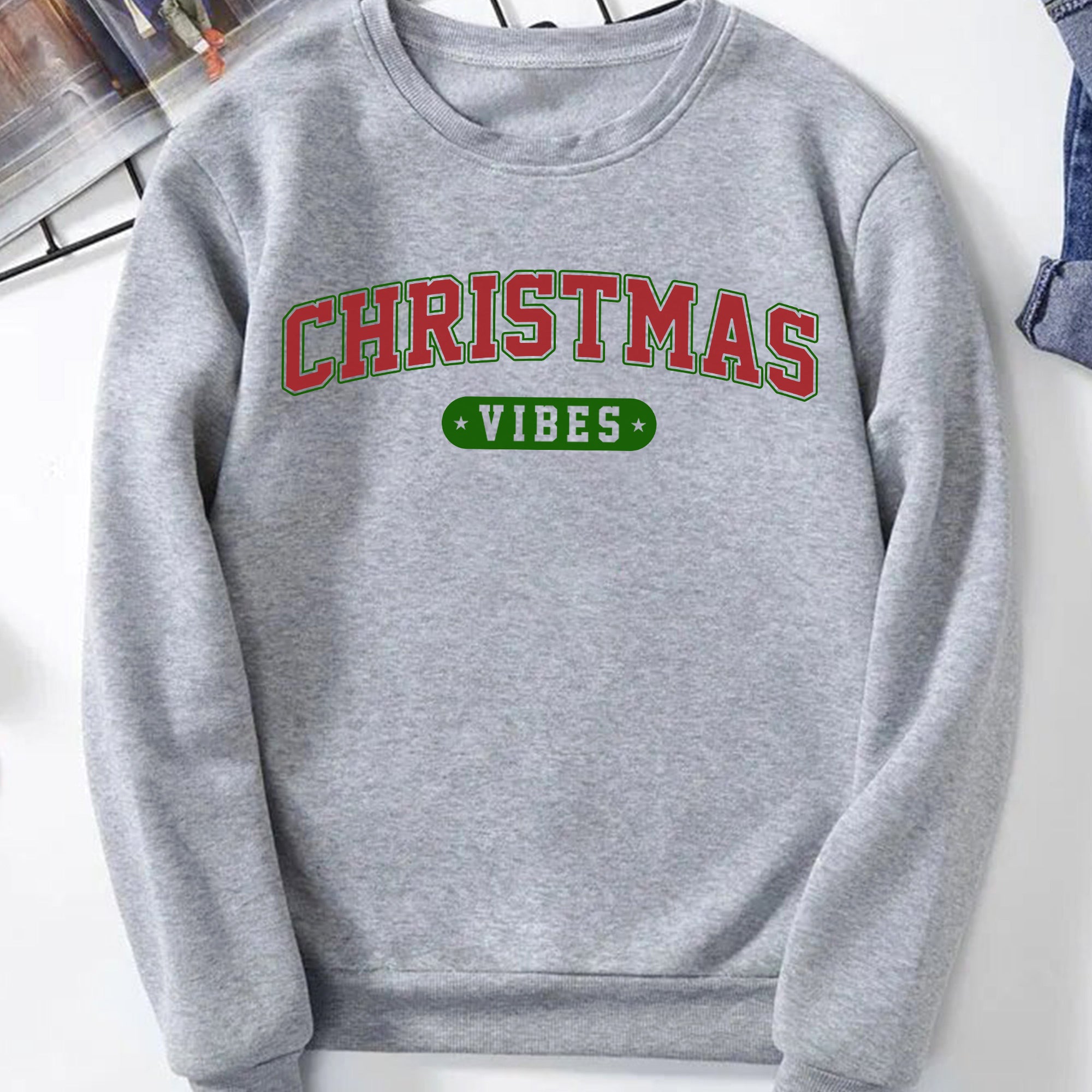 Sandjest Retro Christmas Vibes Sweatshirt, Cute Christmas Sweatshirt, Christmas Vibes Tshirt, Xmas Vibes Shirt, Christmas Gift, Christmas Vibes Tee