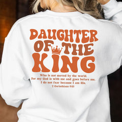 Sandjest Christian T-Shirt Daughter of the King Gift for Women Girl Friend