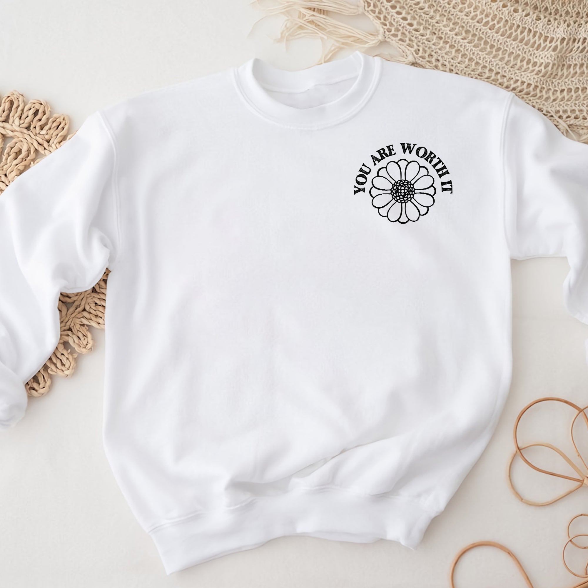 Sandjest Inspirational T-Shirt Don’t Forget Give Yourself Time to Grow You Are Worth It Gift for Women Girl Friends