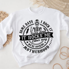 Sandjest Mom T-Shirt We??re Rocking Motherhood Gift for Mother Mommy Mama