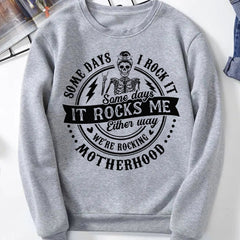 Sandjest Mom T-Shirt We??re Rocking Motherhood Gift for Mother Mommy Mama