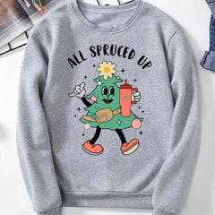 Sandjest Christmas Tree Tshirt, Boojee Christmas Shirt, Holiday Gifts For Women, Funny Xmas Shirt, All Spruced Up Shirt, Christmas Tree Shirt