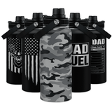 Camo Camouflage Chug Lid Water Bottle 32oz