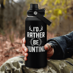 Black Hunting Chug Lid Water Bottle 32oz