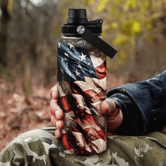 Hunting 32oz Stainless Steel Insulated Water Bottle with Lid