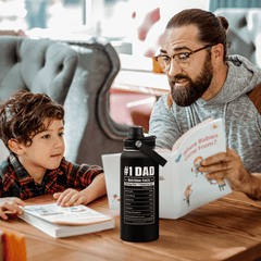 Best Dad Ever Chug Lid Water Bottle 32oz