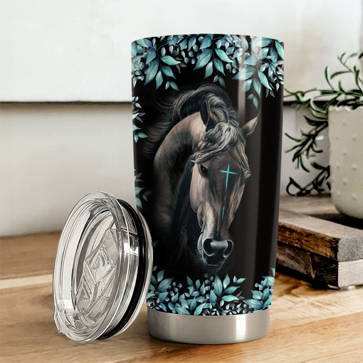 Horse Tumbler 20oz Stainless Steel Insulated Cup