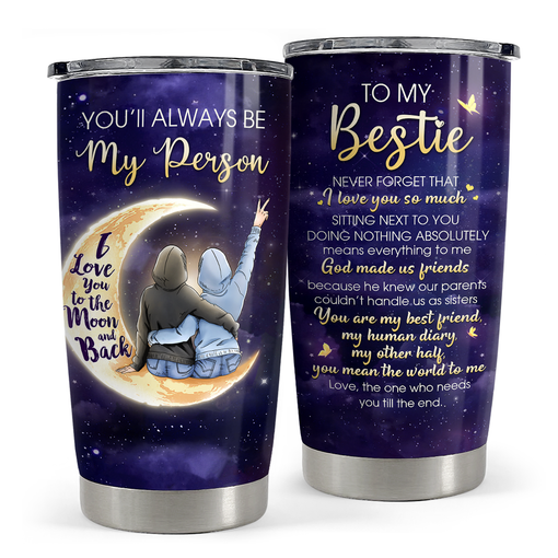 Best Friend Tumbler 20oz Stainless Steel Insulated Cup