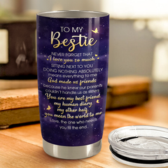 Best Friend Tumbler 20oz Stainless Steel Insulated Cup