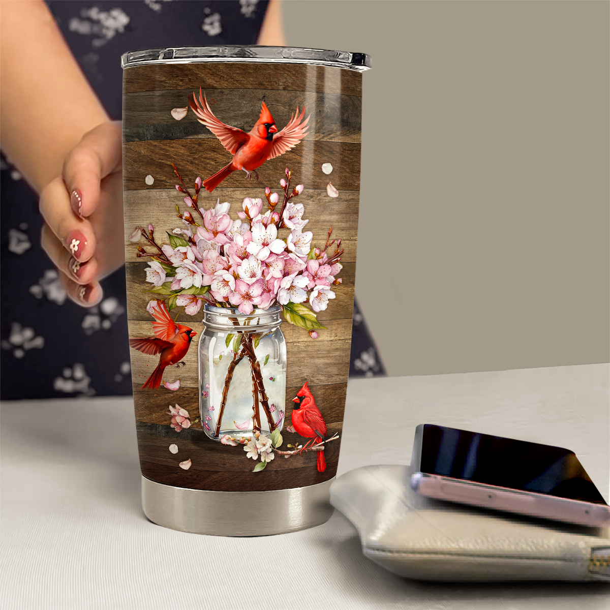 Cardinal Tumbler 20oz Stainless Steel Insulated Cup