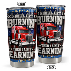 Trucker Tumbler 20oz Stainless Steel Insulated Cup