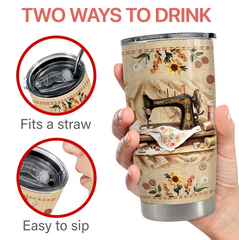 Sewing Tumbler 20oz Stainless Steel Insulated Cup