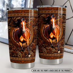 Horse 20oz Stainless Steel Insulated Tumbler Cup