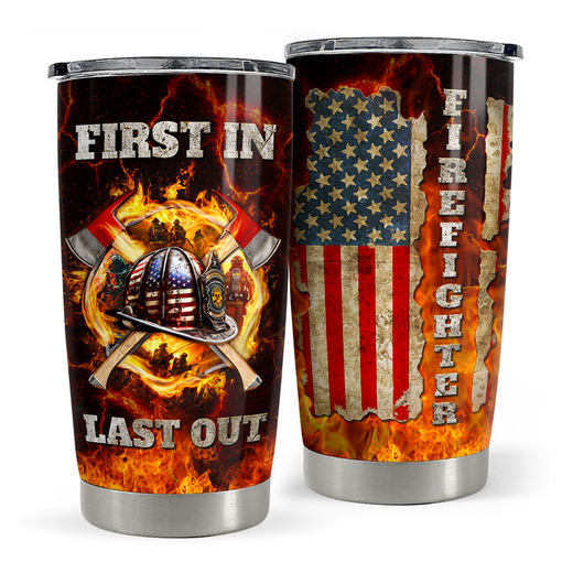 Firefighter 20oz Stainless Steel Insulated Tumbler