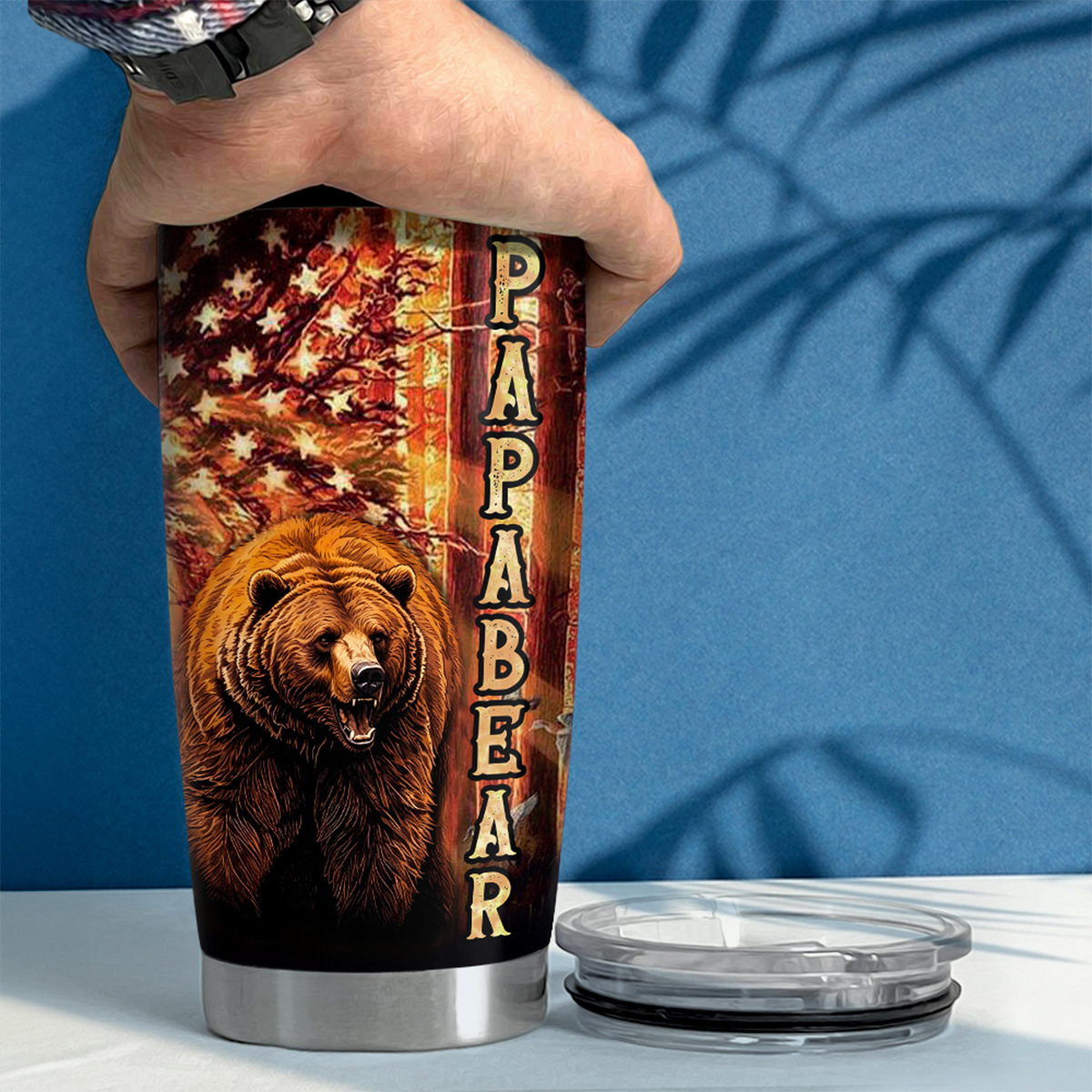 Dad Tumbler 20oz Stainless Steel Insulated Cup