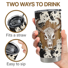Cow 20oz Stainless Steel Insulated Tumbler
