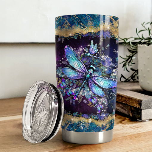 Dragonfly Tumbler 20oz Stainless Steel Insulated Cup