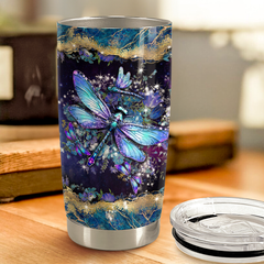 Dragonfly Tumbler 20oz Stainless Steel Insulated Cup