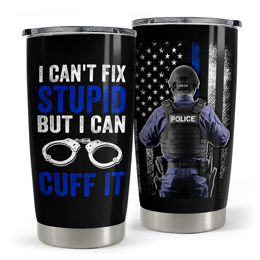 Police Tumbler 20oz Stainless Steel Insulated Cup