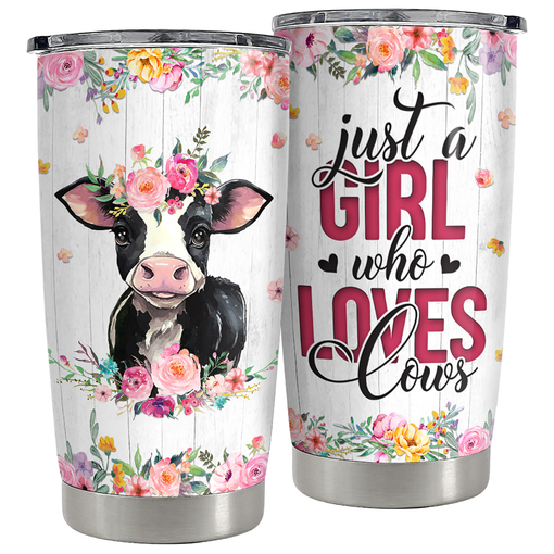 Cow Tumbler 20oz Stainless Steel Insulated Cup