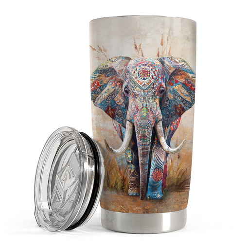 Elephant Tumbler 20oz Stainless Steel Insulated Cup