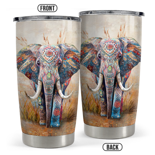 Elephant Tumbler 20oz Stainless Steel Insulated Cup