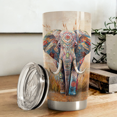 Elephant Tumbler 20oz Stainless Steel Insulated Cup