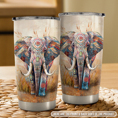 Elephant Tumbler 20oz Stainless Steel Insulated Cup