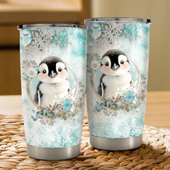 Penguin Tumbler 20oz Stainless Steel Insulated Cup