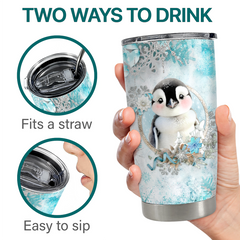 Penguin Tumbler 20oz Stainless Steel Insulated Cup