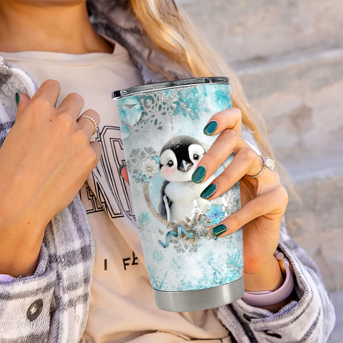 Penguin Tumbler 20oz Stainless Steel Insulated Cup