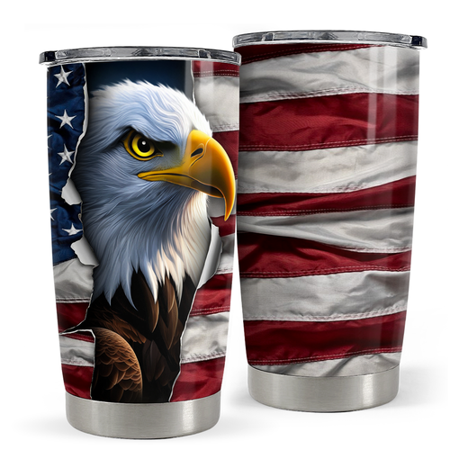 Eagle Tumbler 20oz Stainless Steel Insulated Cup