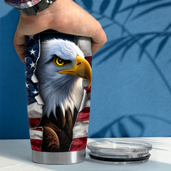 Eagle Tumbler 20oz Stainless Steel Insulated Cup