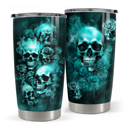 Skull Tumbler 20oz Stainless Steel Insulated Cup