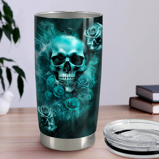 Skull Tumbler 20oz Stainless Steel Insulated Cup