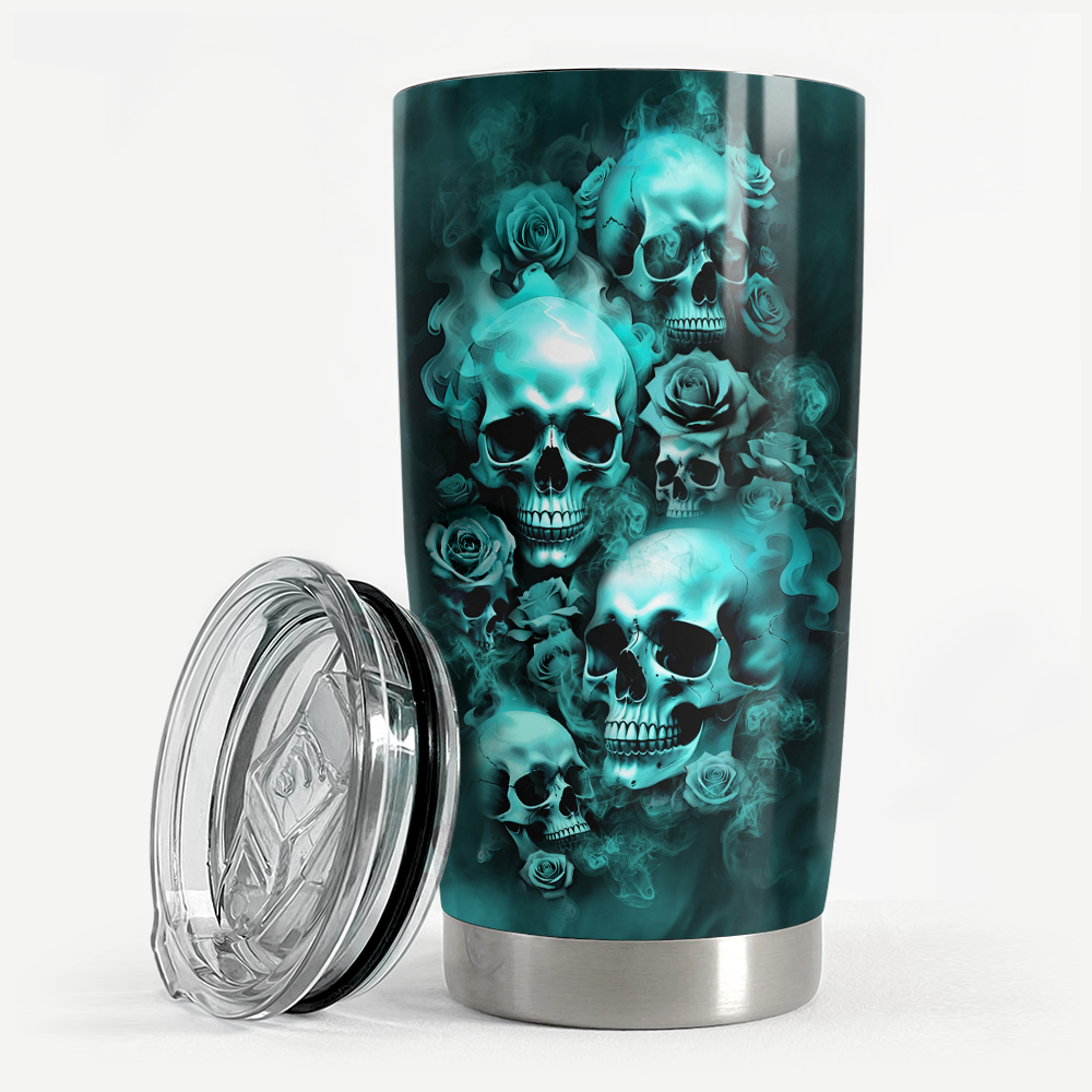 Skull Tumbler 20oz Stainless Steel Insulated Cup