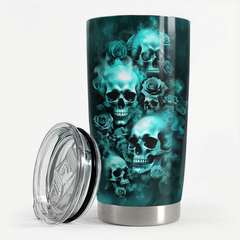 Skull Tumbler 20oz Stainless Steel Insulated Cup