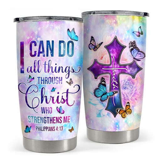 Christian Tumbler 20oz Stainless Steel Insulated Cup