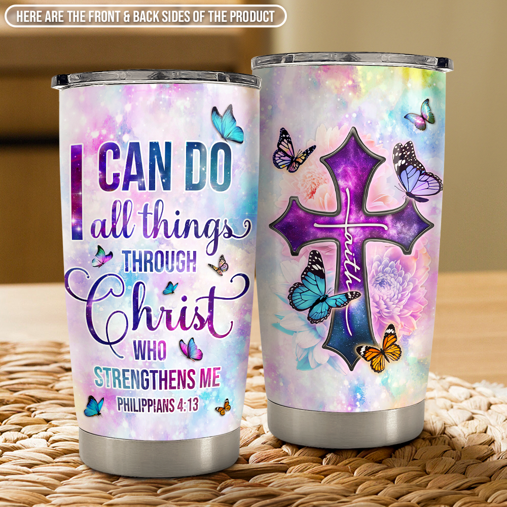 Christian Tumbler 20oz Stainless Steel Insulated Cup