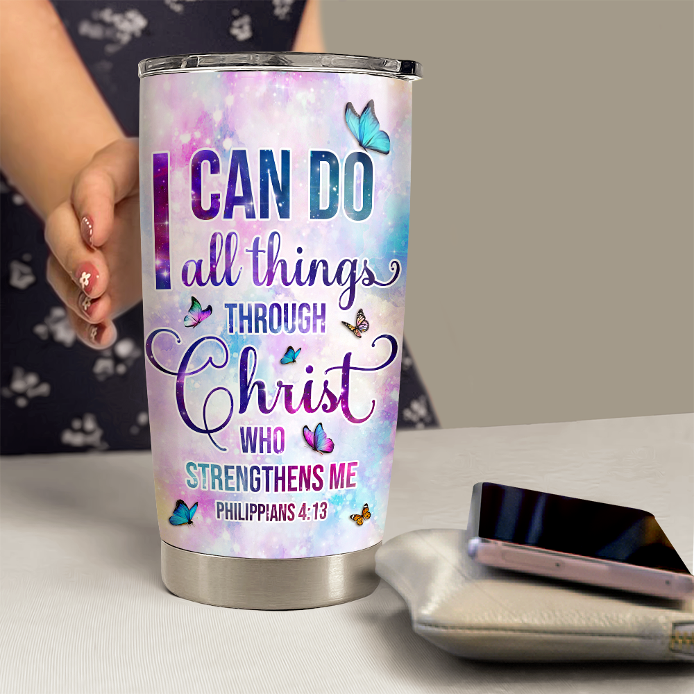 Christian Tumbler 20oz Stainless Steel Insulated Cup