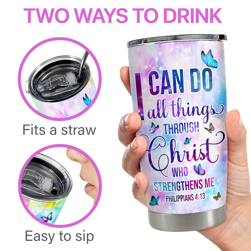 Christian Tumbler 20oz Stainless Steel Insulated Cup