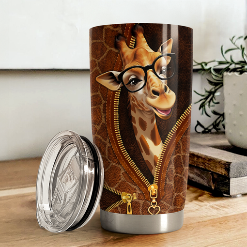 Giraffe Tumbler 20oz Stainless Steel Insulated Cup