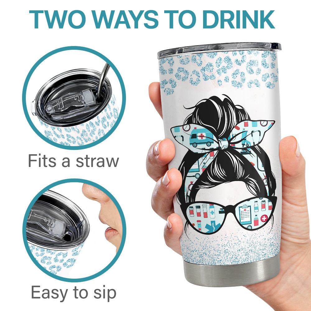 Nurse Tumbler 20oz Stainless Steel Insulated Cup