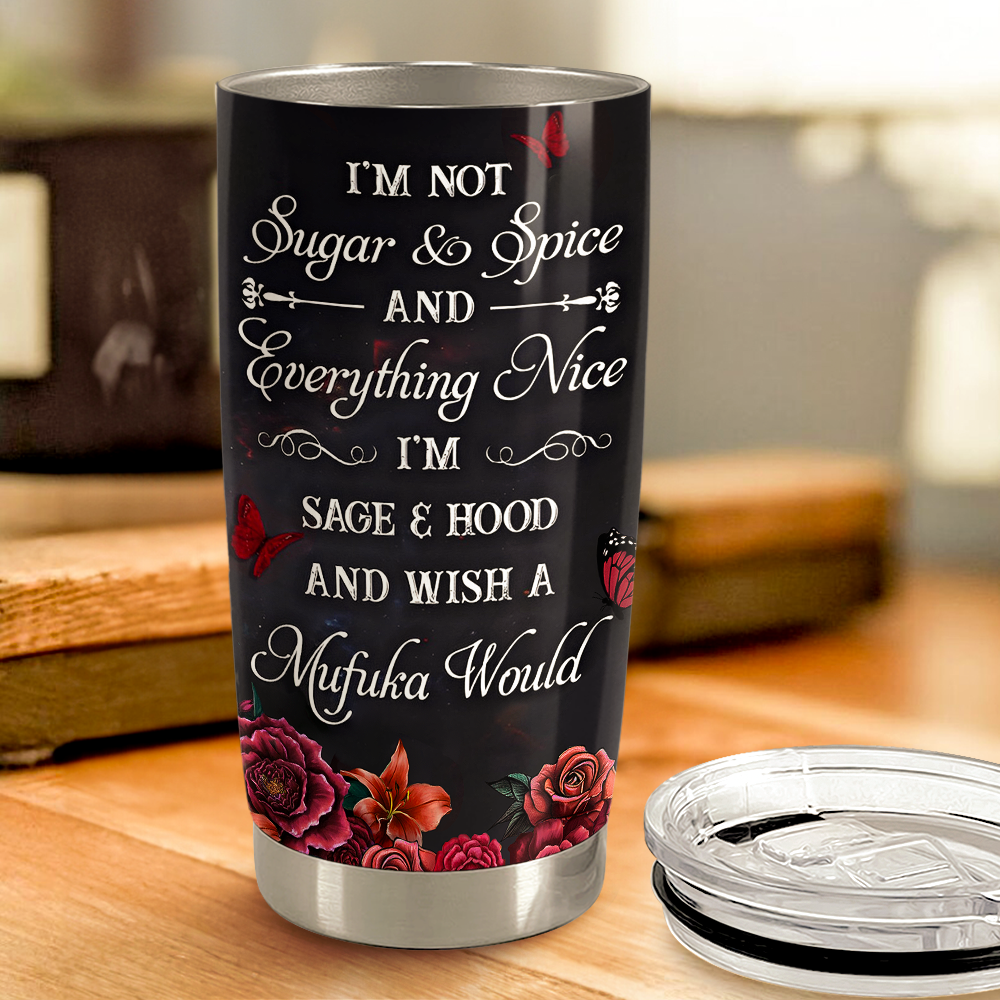 Sugar Skull Tumbler 20oz Stainless Steel Insulated Cup