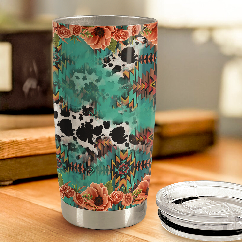 Highland Cow Tumbler 20oz Stainless Steel Insulated Cup