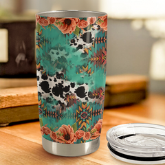 Highland Cow Tumbler 20oz Stainless Steel Insulated Cup