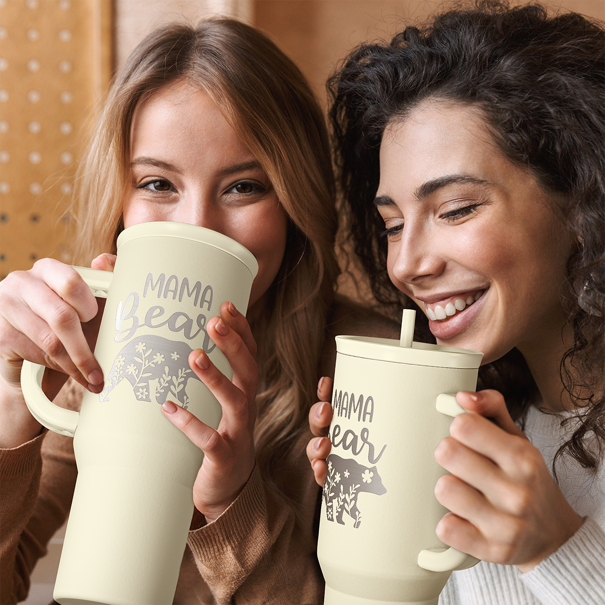 Mama Bear 40oz Tumbler with Handle