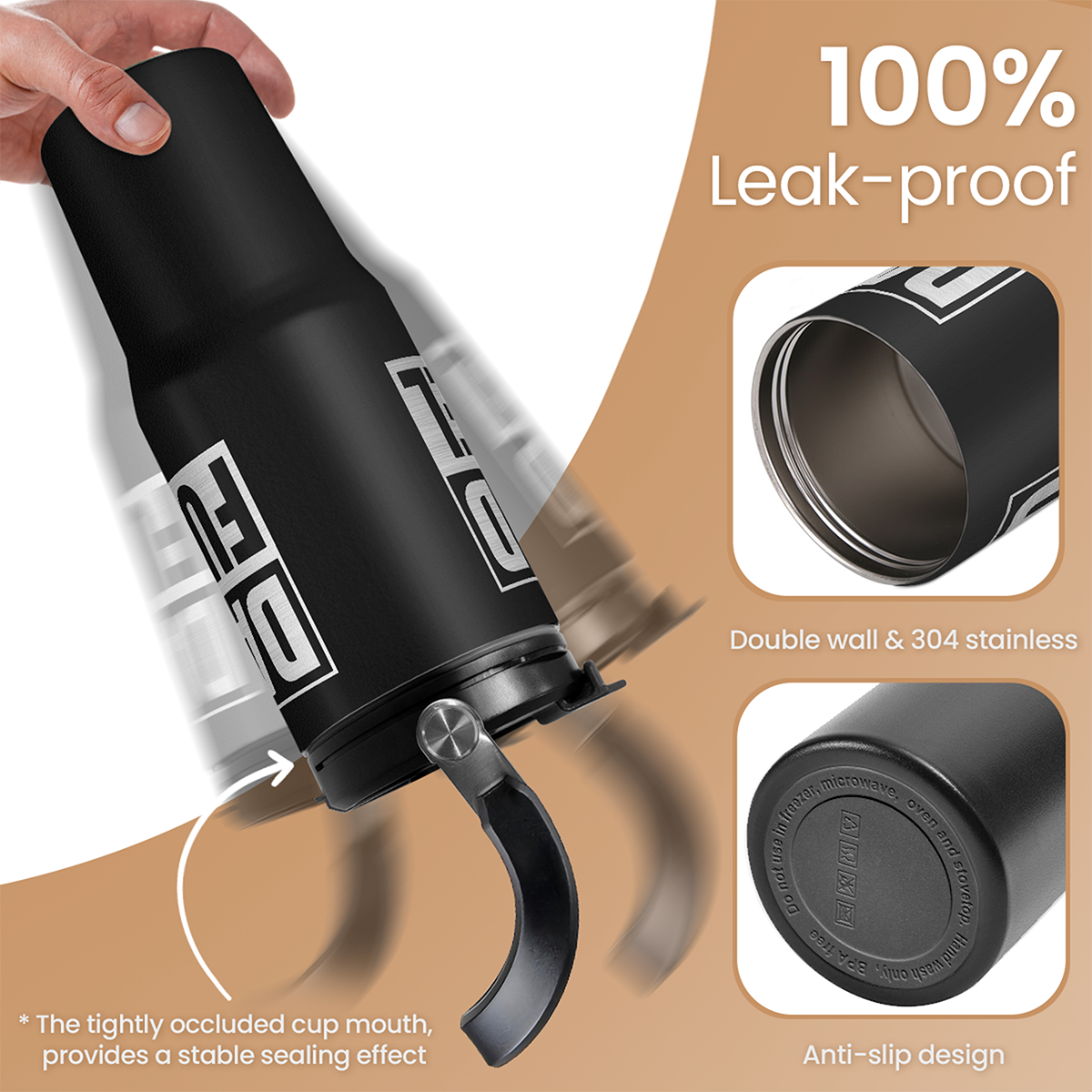 Dad Fuel Flip Straw Tumbler with Handle 30oz