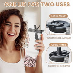 Mom Tumbler 30oz, Best Mom Ever Tumbler Stainless Steel Insulated Coffee Travel Mug with Handle & Flip Straw Lid, Gifts for Mommy, Presents for Mom for Christmas Birthday Mothers Day Valentines