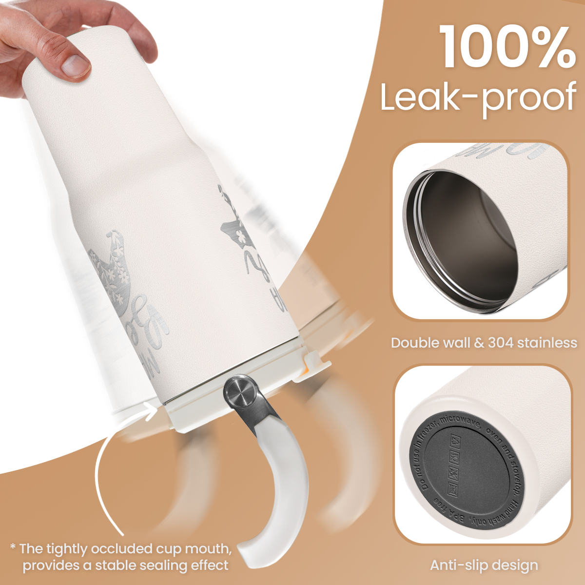 Mom Tumbler 30oz, Mama Bear Tumbler Stainless Steel Insulated Coffee Travel Mug with Handle & Flip Straw Lid, Gifts for Mommy, Presents for Mom for Christmas Birthday Mothers Day Valentines